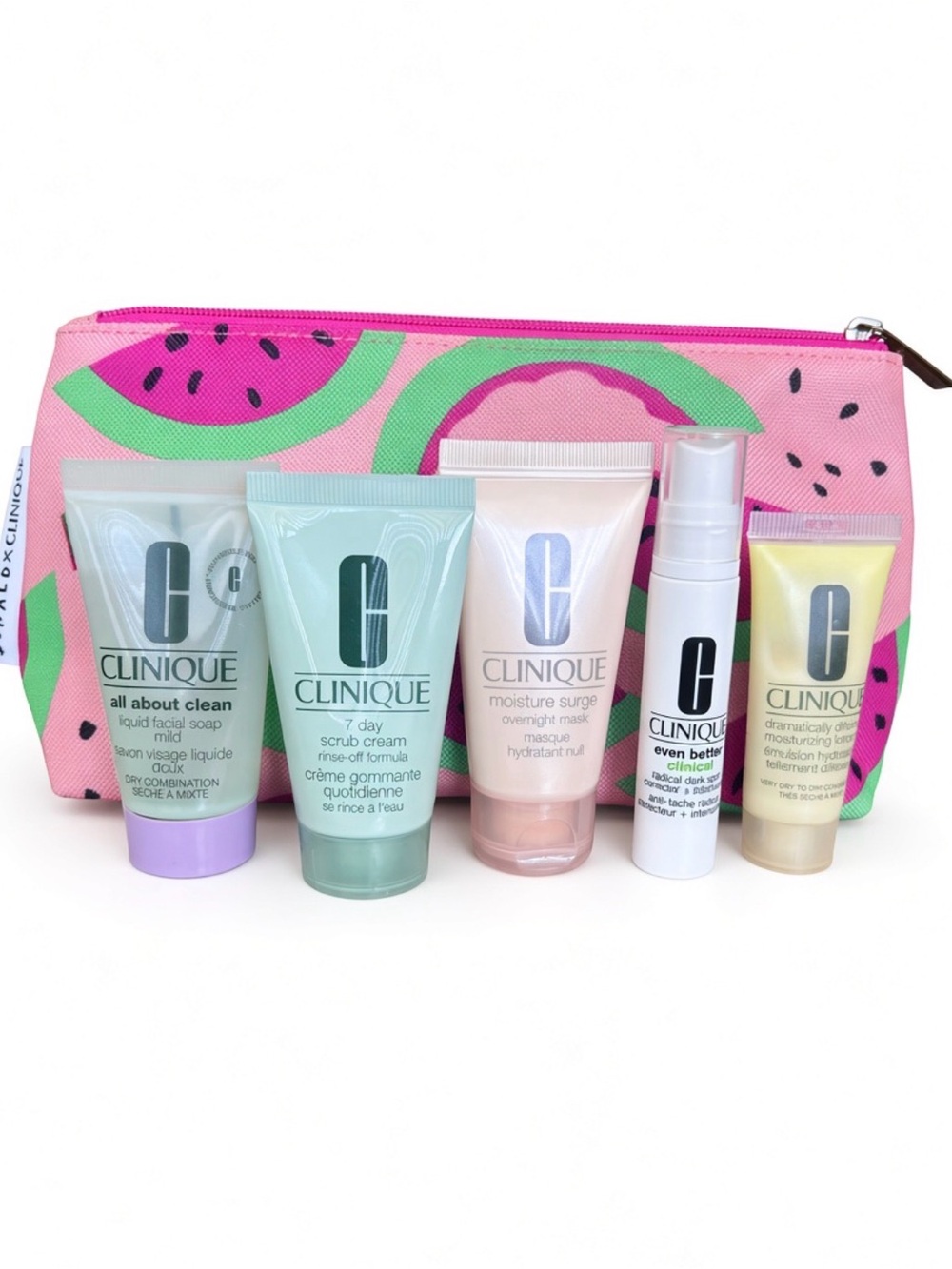 Clinique Pop x Donald Robertson Watermelon
Skincare Set